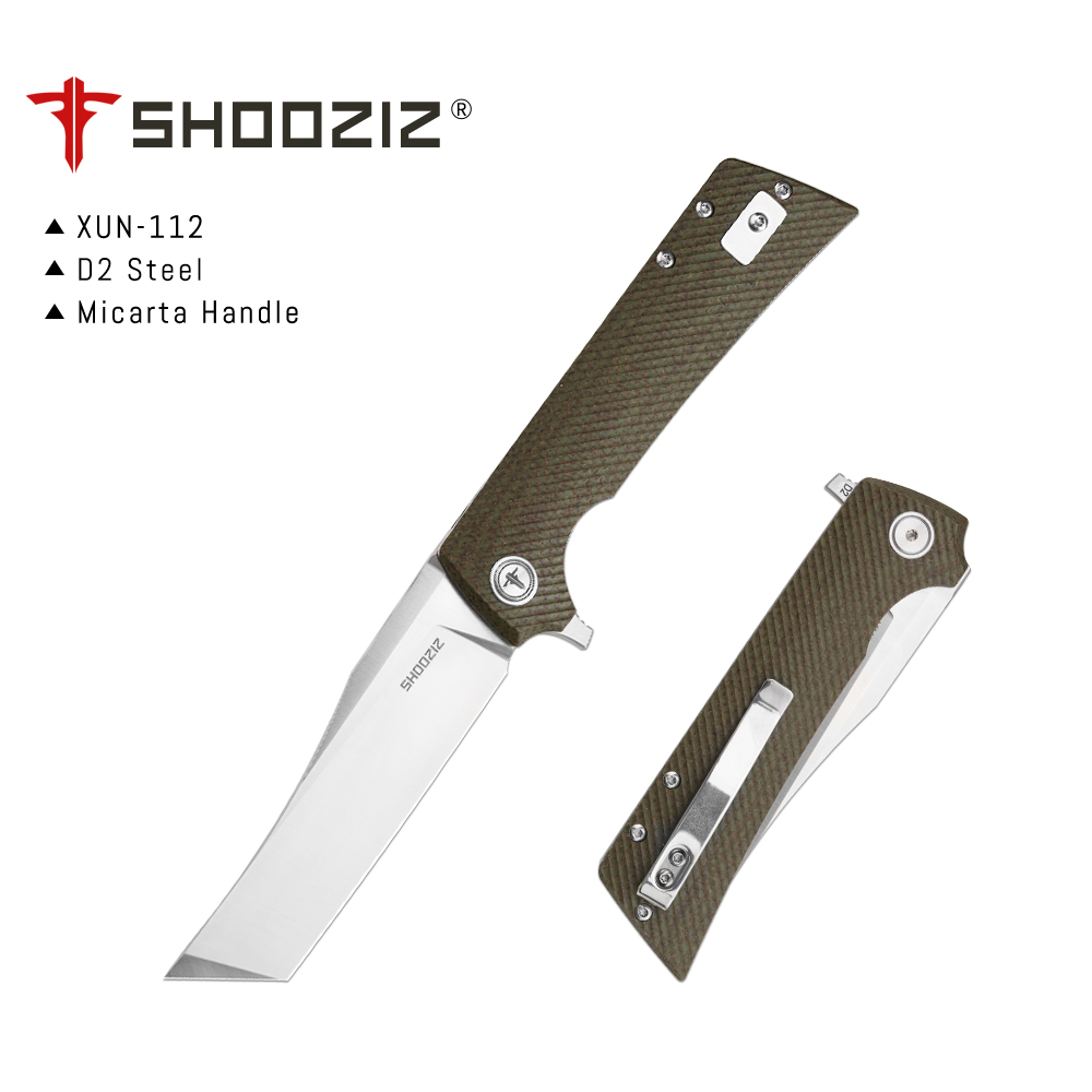 Edc Carry For Men - Faca Dobrável Shooziz XUN112 EDC com