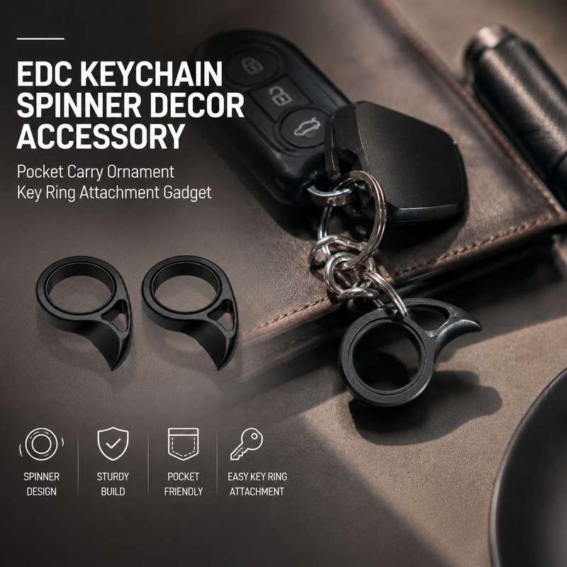 Edc Carry Accessories - Acessório Decorativo EDC para Chaveiro, Ornamento