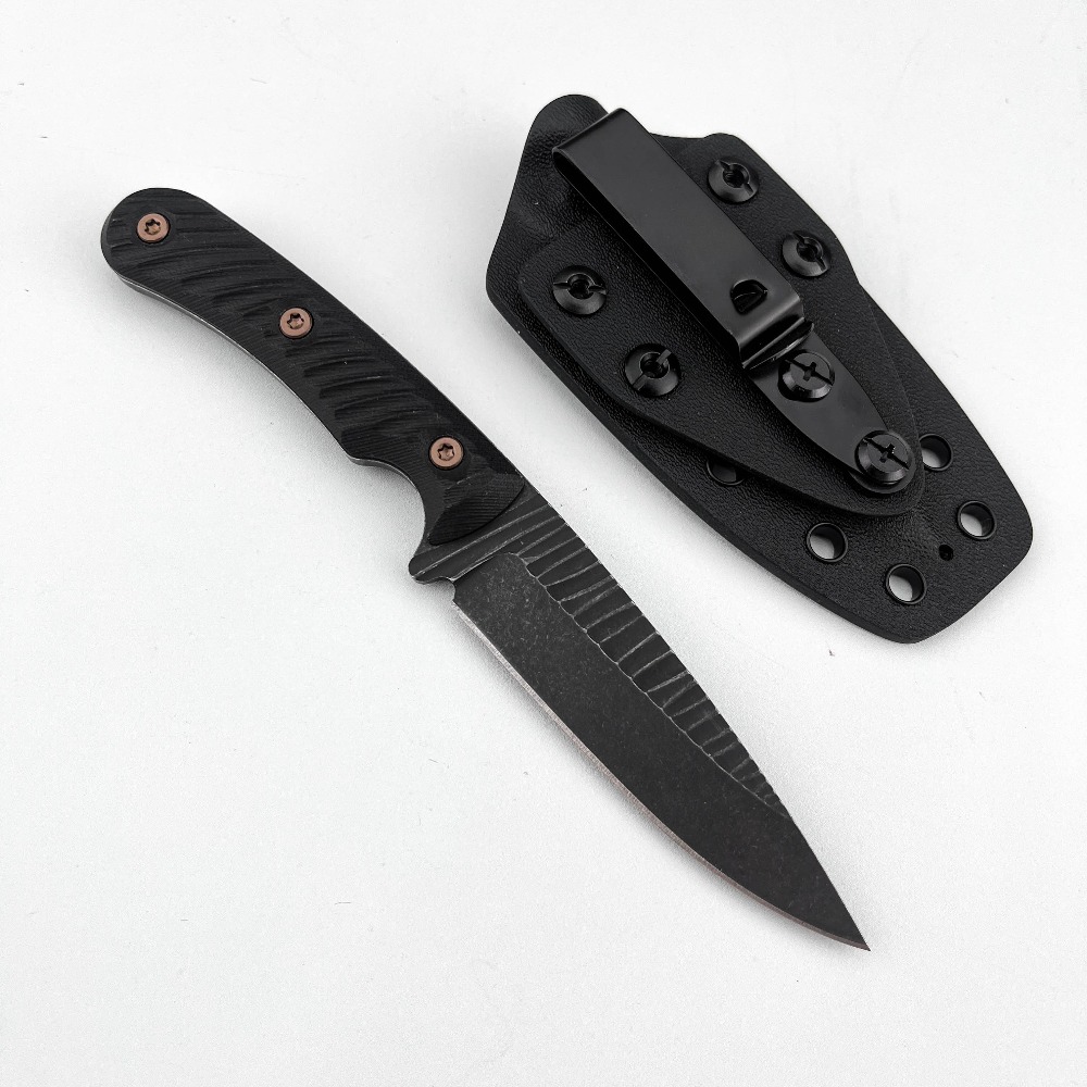 Edc Fixed Blade Deep Carry - Faca Bushcraft Full Tang com Lâmina