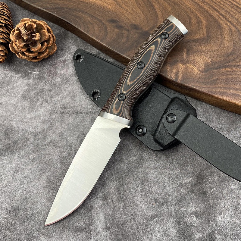 Edc Fixed Blade Deep Carry - Faca reta d2 lâmina g10 alça