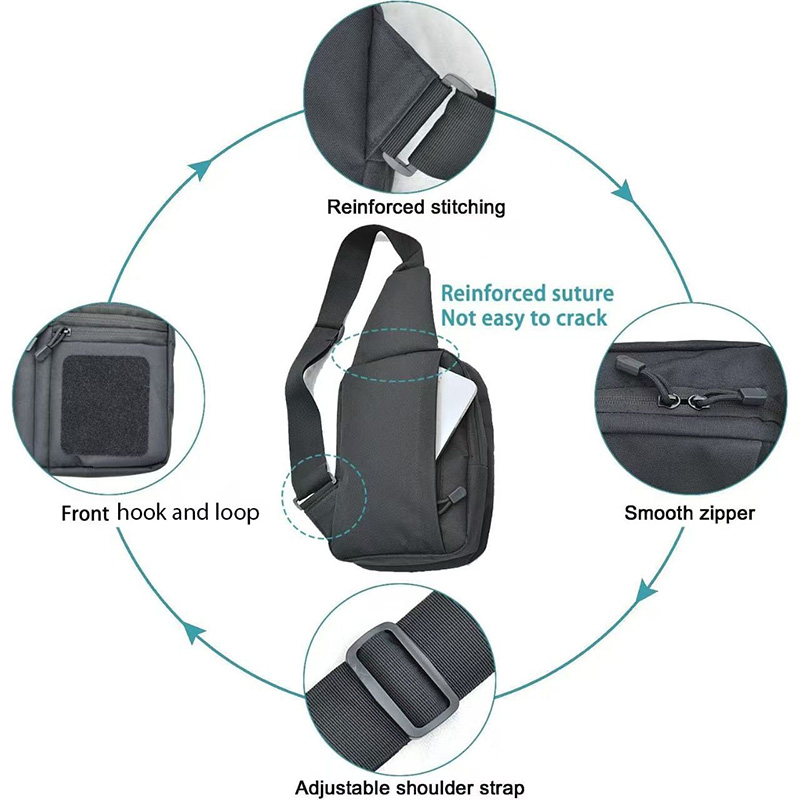 Bolsa Tática para Pistola, Col - Edc Concealed Carry Sling Bag avaliação e preço