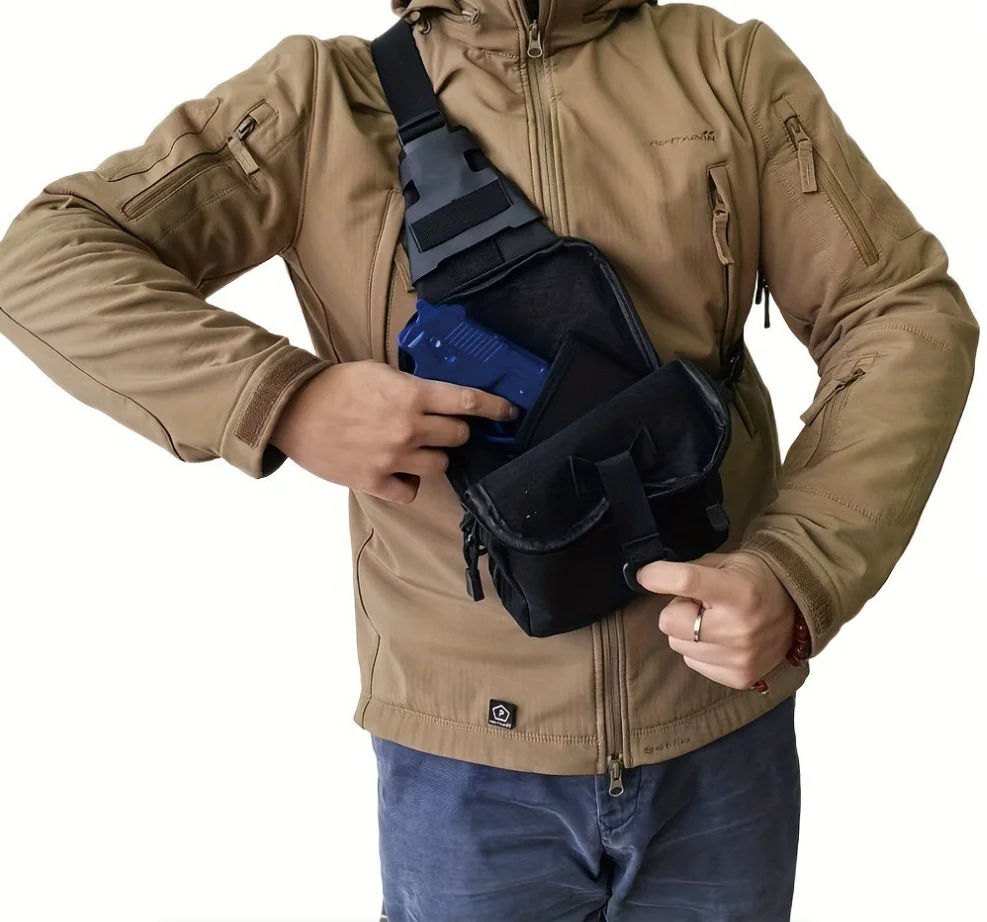 Bolsa Tática de Transporte Ocu - Edc Concealed Carry Sling Bag avaliação e preço
