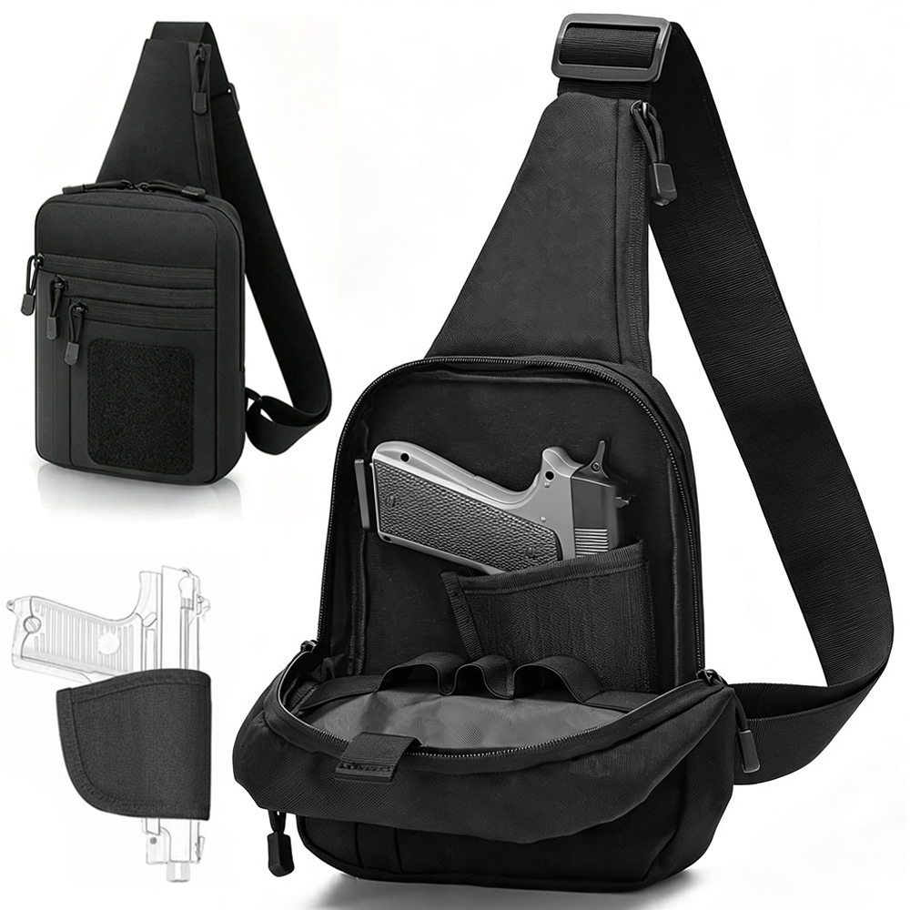 Bolsa de Peito para Transporte - Edc Concealed Carry Sling Bag avaliação e preço