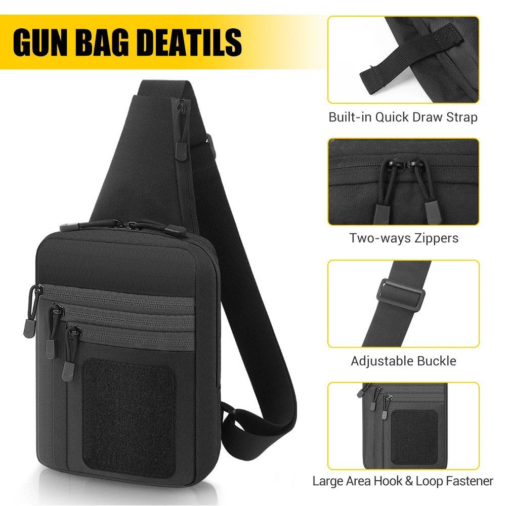 Bolsa de Peito para Transporte - Edc Concealed Carry Sling Bag avaliação e preço