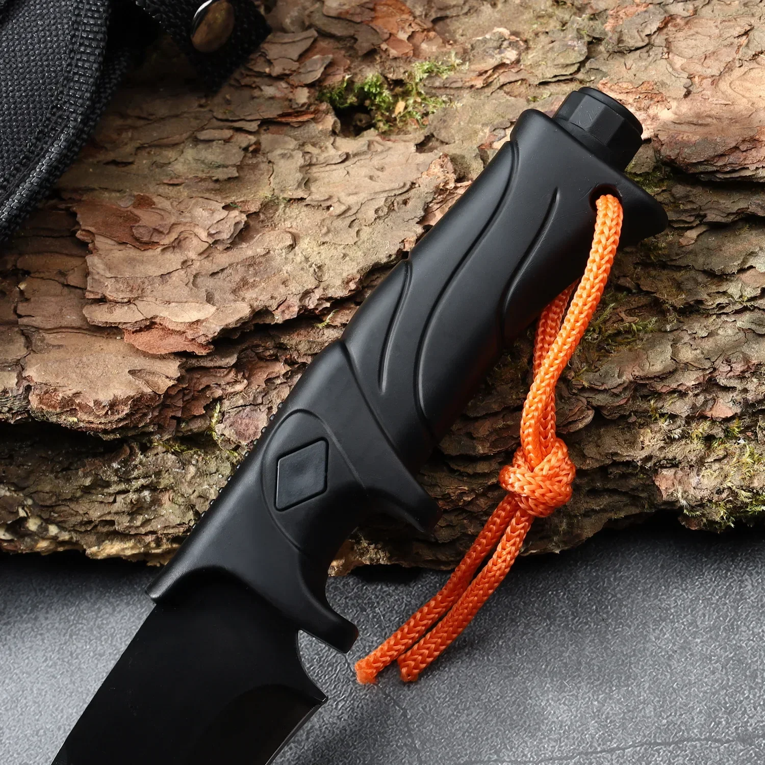 Faca de Lâmina Fixa Reta de Al - Edc Fixed Blade Deep Carry avaliação e preço
