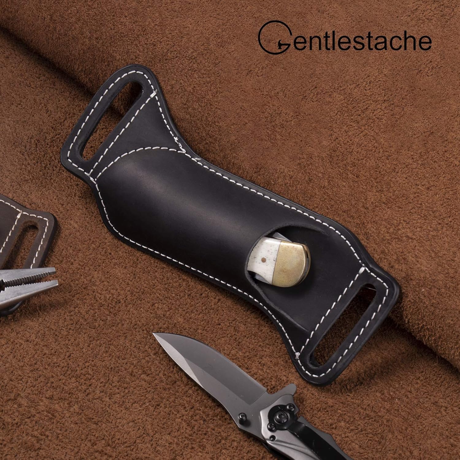 Bolsa Tática de Nylon Durável  - Leather Edc. Carry Pouch avaliação e preço