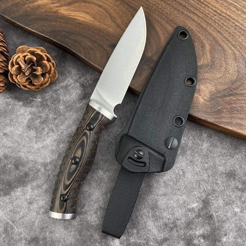 Faca reta d2 lâmina g10 alça e - Edc Fixed Blade Deep Carry avaliação e preço
