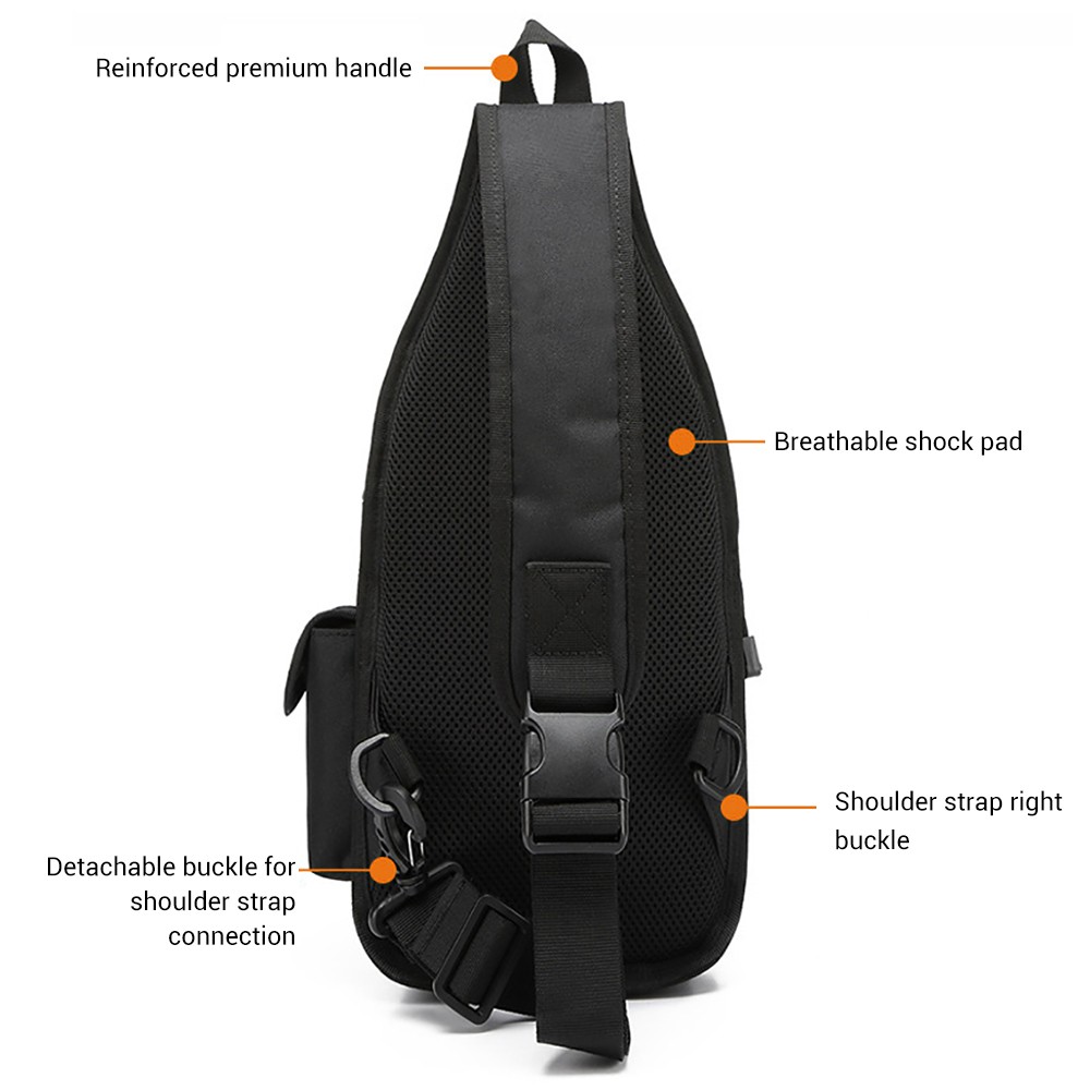 Bolsa Tática para Armazenament - Edc Concealed Carry Sling Bag avaliação e preço