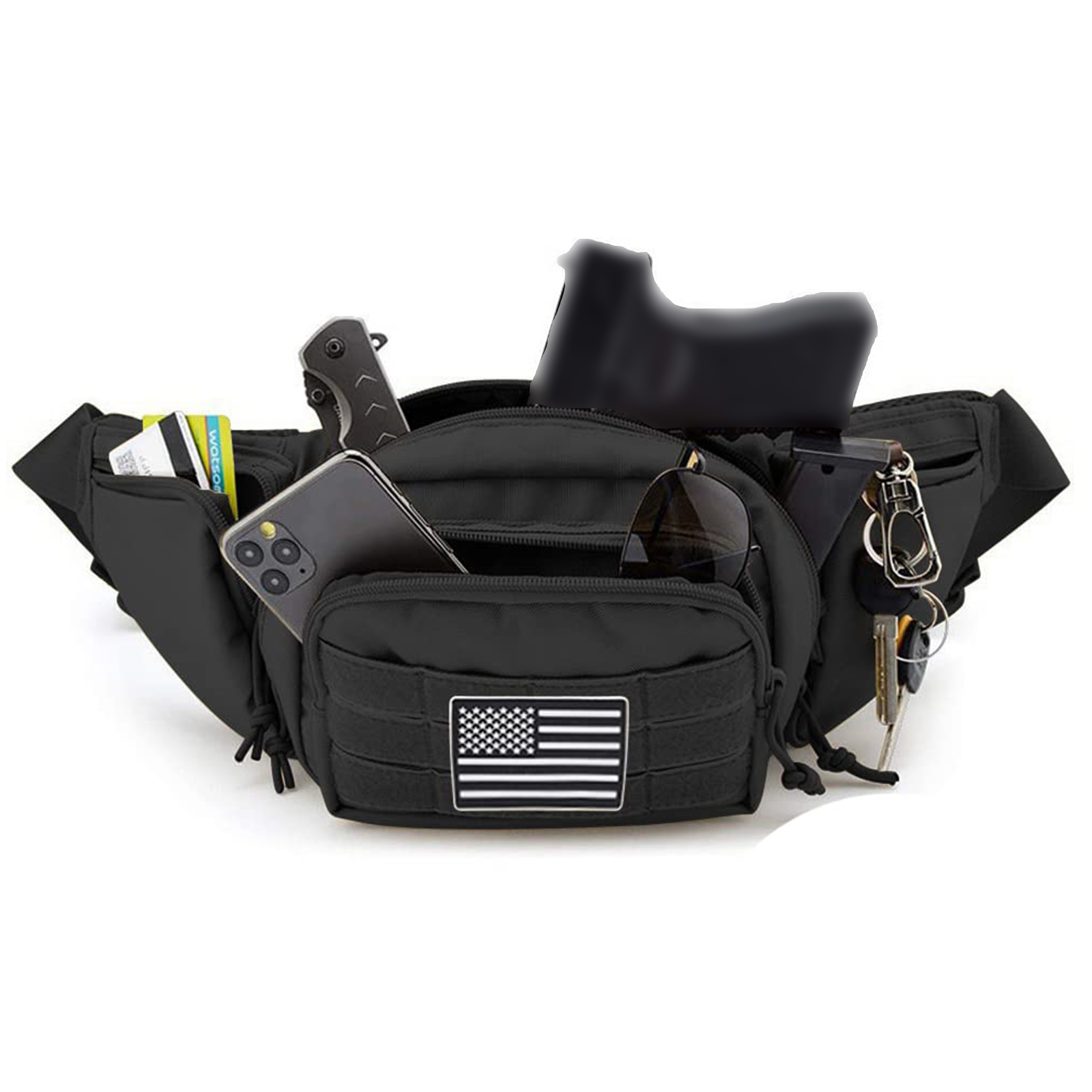 Bolsa tática para cintura, bol - Edc Carry Gun avaliação e preço