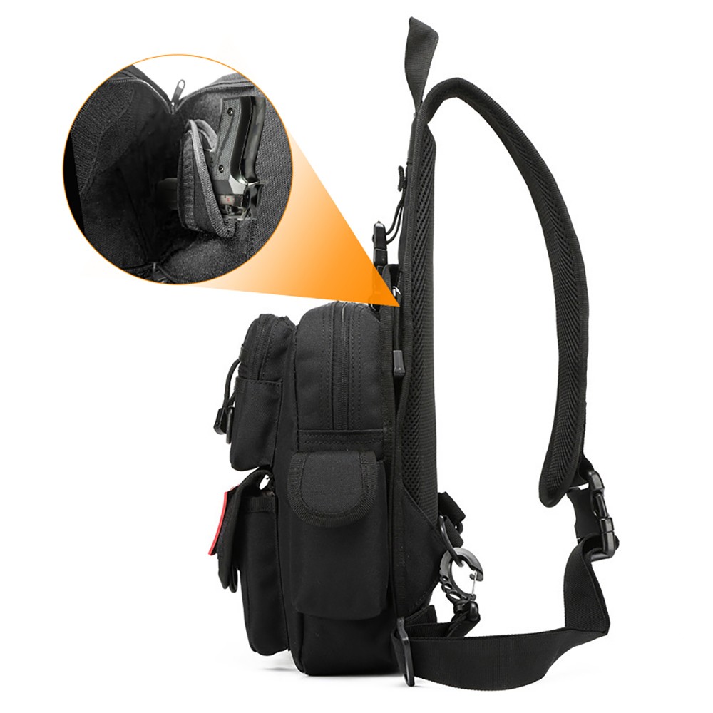 Bolsa Tática para Pistola, Bol - Edc Concealed Carry Sling Bag avaliação e preço