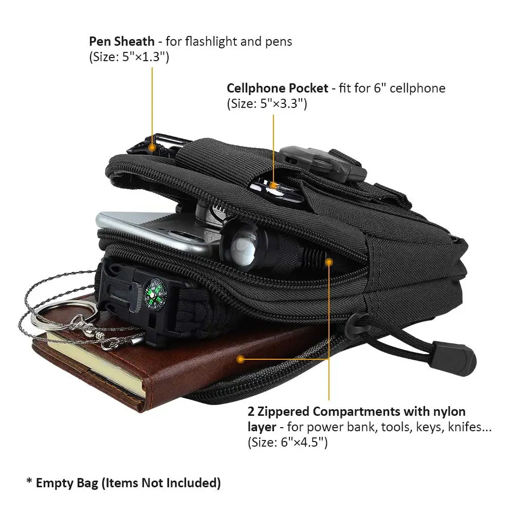 Bolsa de Cintura Tática Multif - Edc Carry Belt avaliação e preço