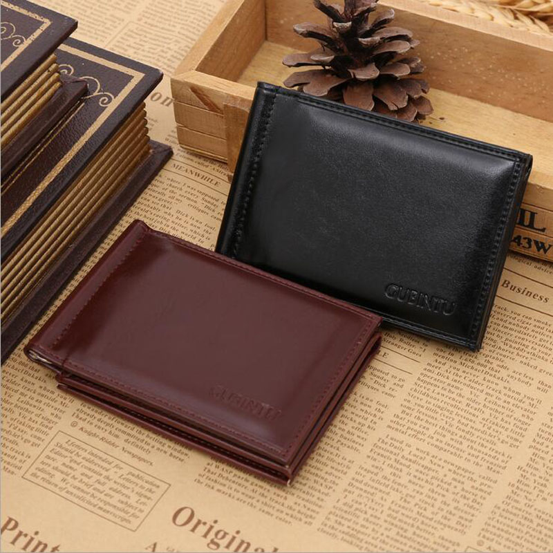Carteira masculina de couro, c - Money Clip Magnetic avaliação e preço